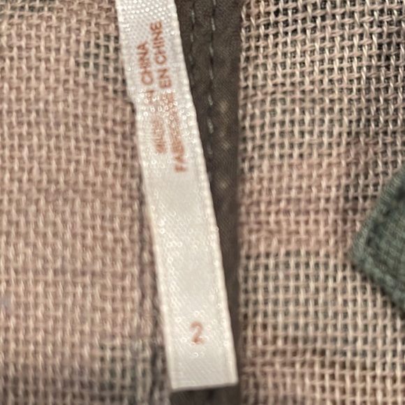 Free People Fitted Camo Blazer Jacket Sz 2 - Picture 10 of 10